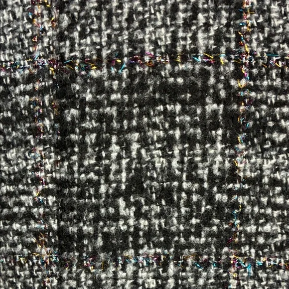 Rothschild Princess Charcoal Plaid Double-Breasted Pea Coat - Picture 9 of 14